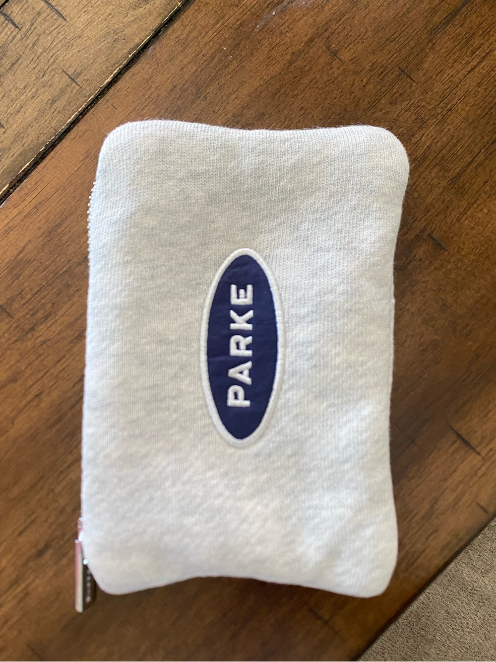 Parke Gray Canvas Small Pouch - Picture 2 of 4